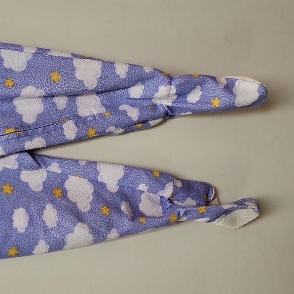 Circo Lt Blue Footed Blanketsleeper PJ with Clouds and Stars - Picture 2 of 5